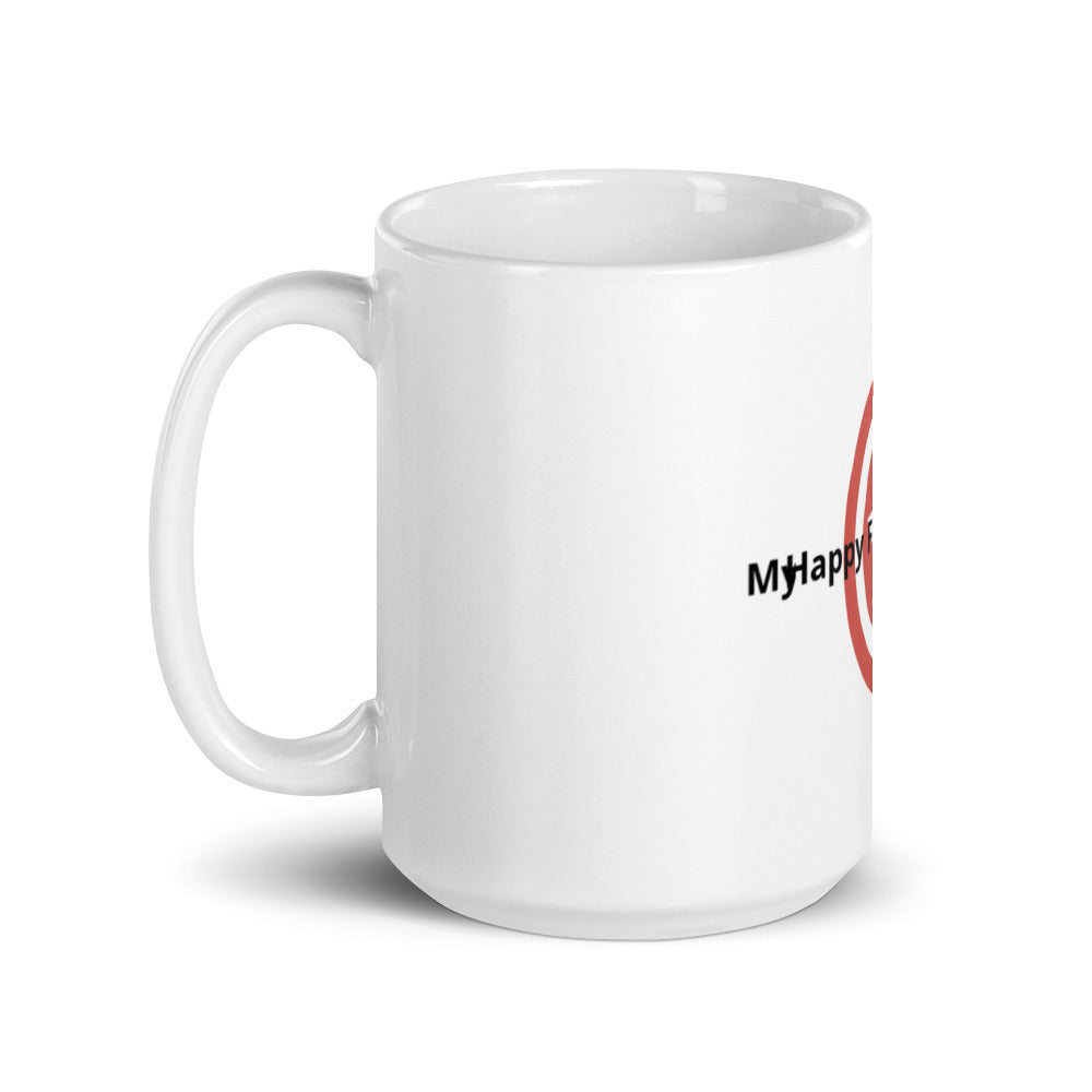 White glossy mug/ Free Shipping