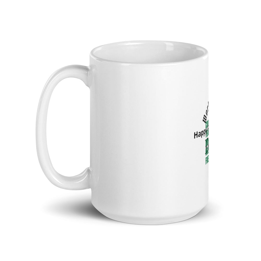 White glossy mug/ Free Shipping