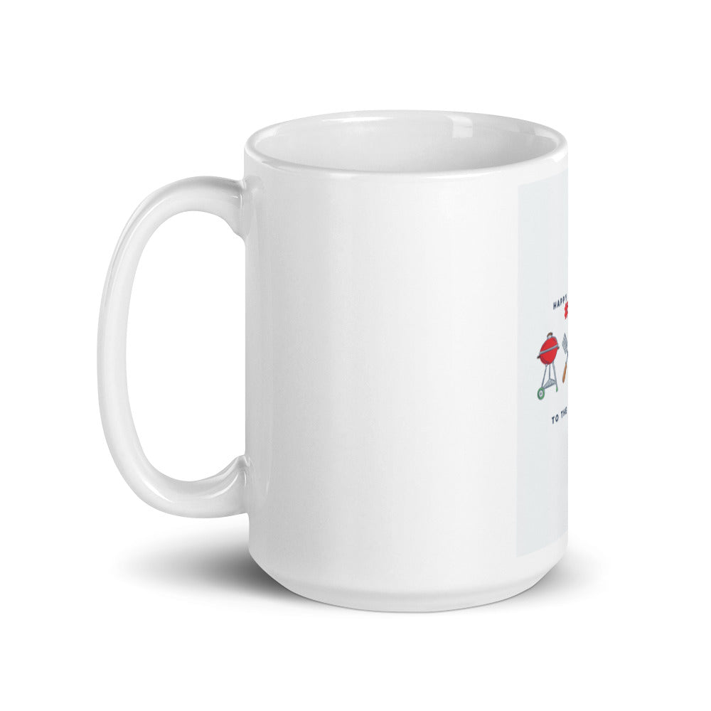 White glossy mug/ Free Shipping