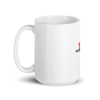 White glossy mug/ Free Shipping