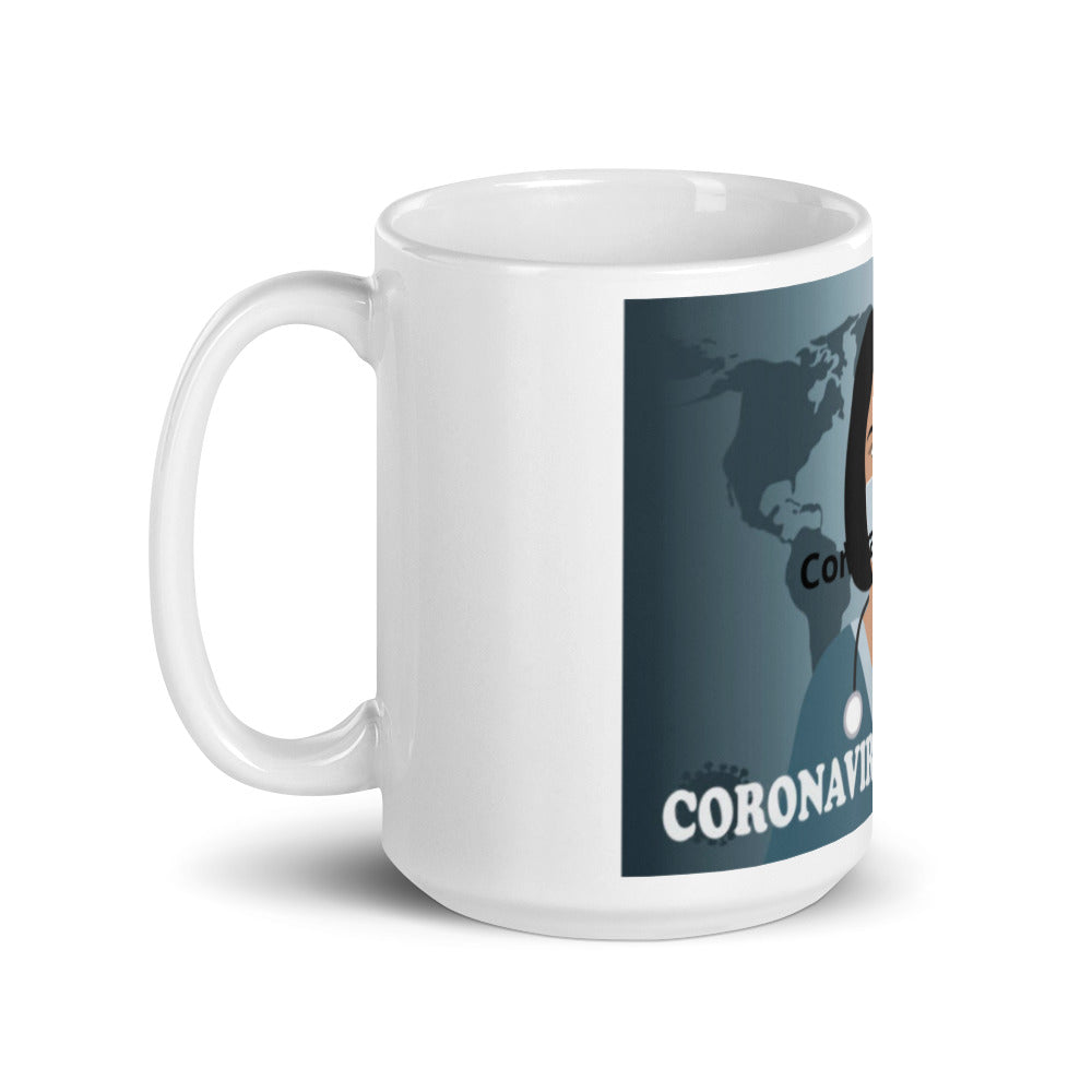 White glossy mug/ Free Shipping