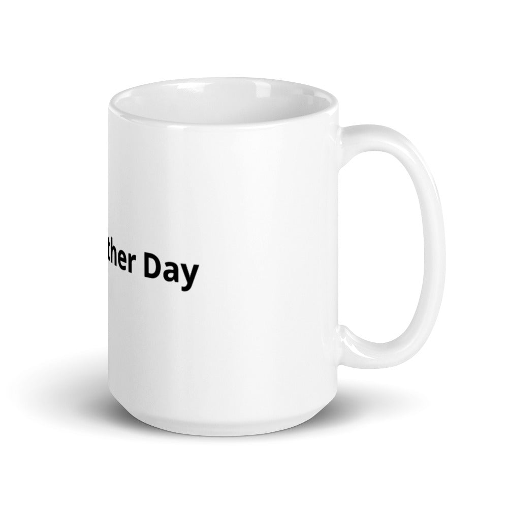 White glossy mug. Free Shipping