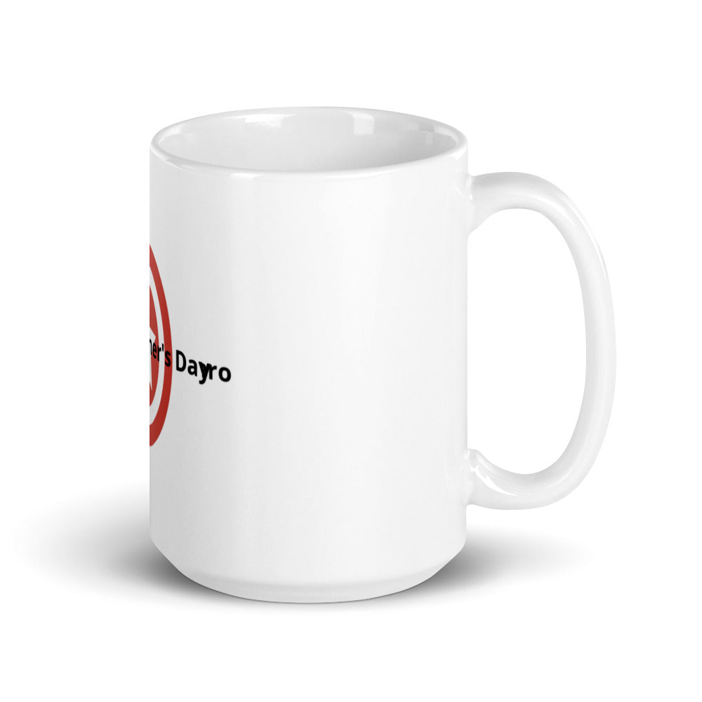 White glossy mug/ Free Shipping