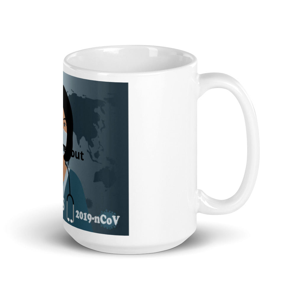 White glossy mug/ Free Shipping